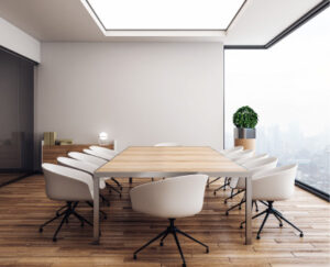 London office boardroom fit out